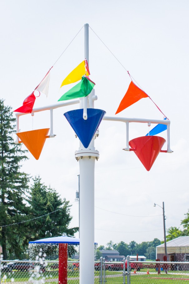 Three Bucket Dump Water Play Features by My Splash Pad