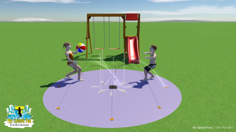 12Ft Residential Splash Pad 12ft residential splash pad