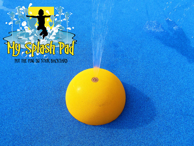 My Splash Pad spray bump water play feature toy splashpad equipment manufacturer installer toys commercial