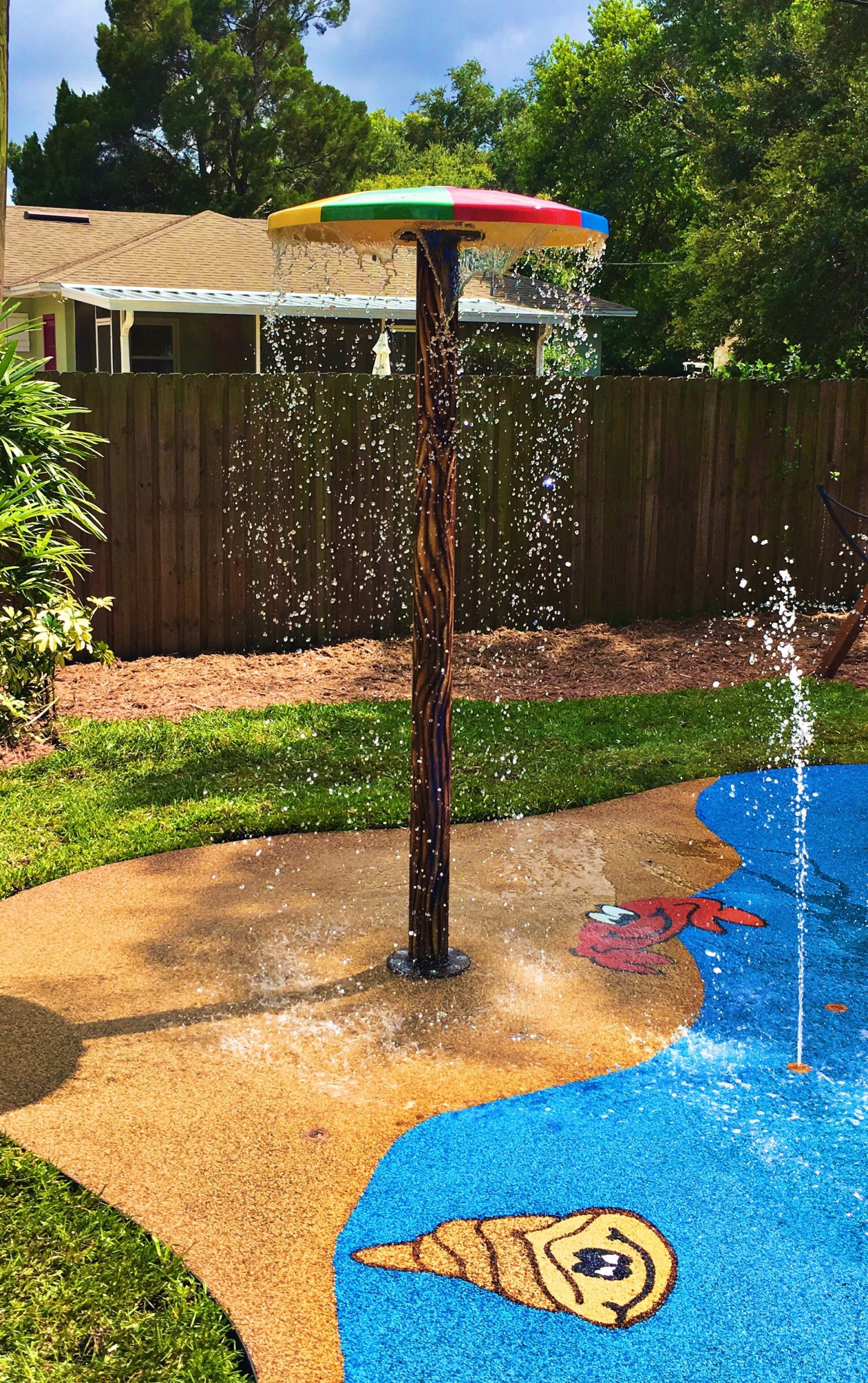 Umbrella Water Play Features by My Splash Pad