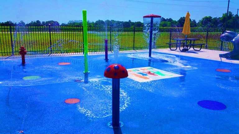 My Splash Pad North Carolina Spray water park playground Mini Mushroom above ground water play feature for spray