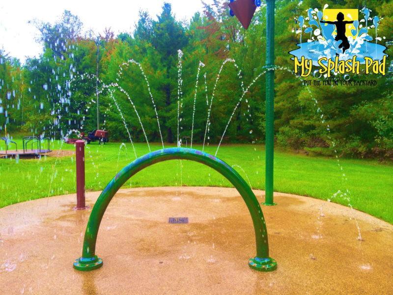 My Splash Pad Small Arch Water Play Features