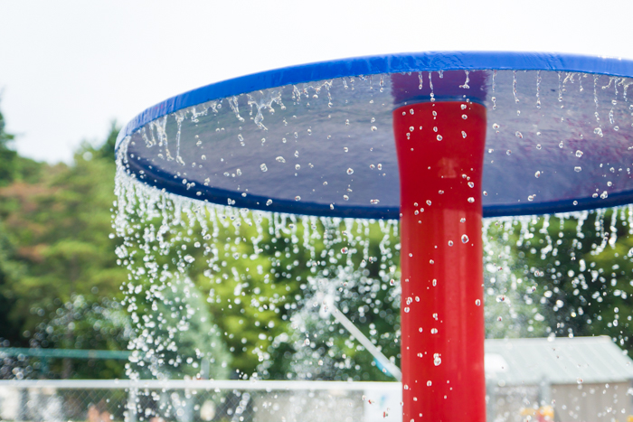 Extra Large Umbrella Water Play Features by My Splash Pad 