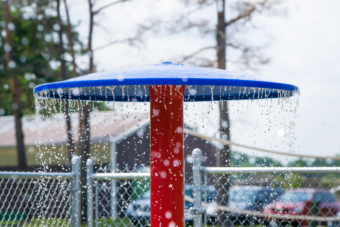 Extra Large Umbrella Water Play Features by My Splash Pad 