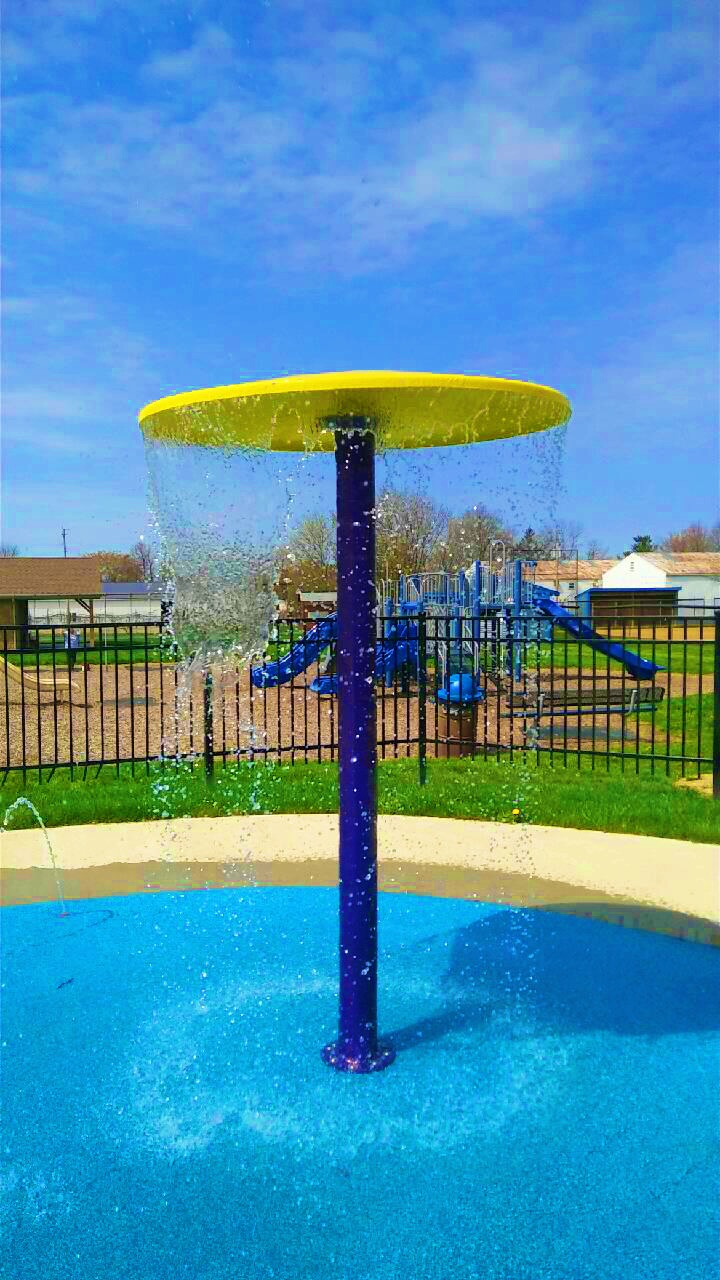 My Splash Pad Large Umbrella Water Play Features