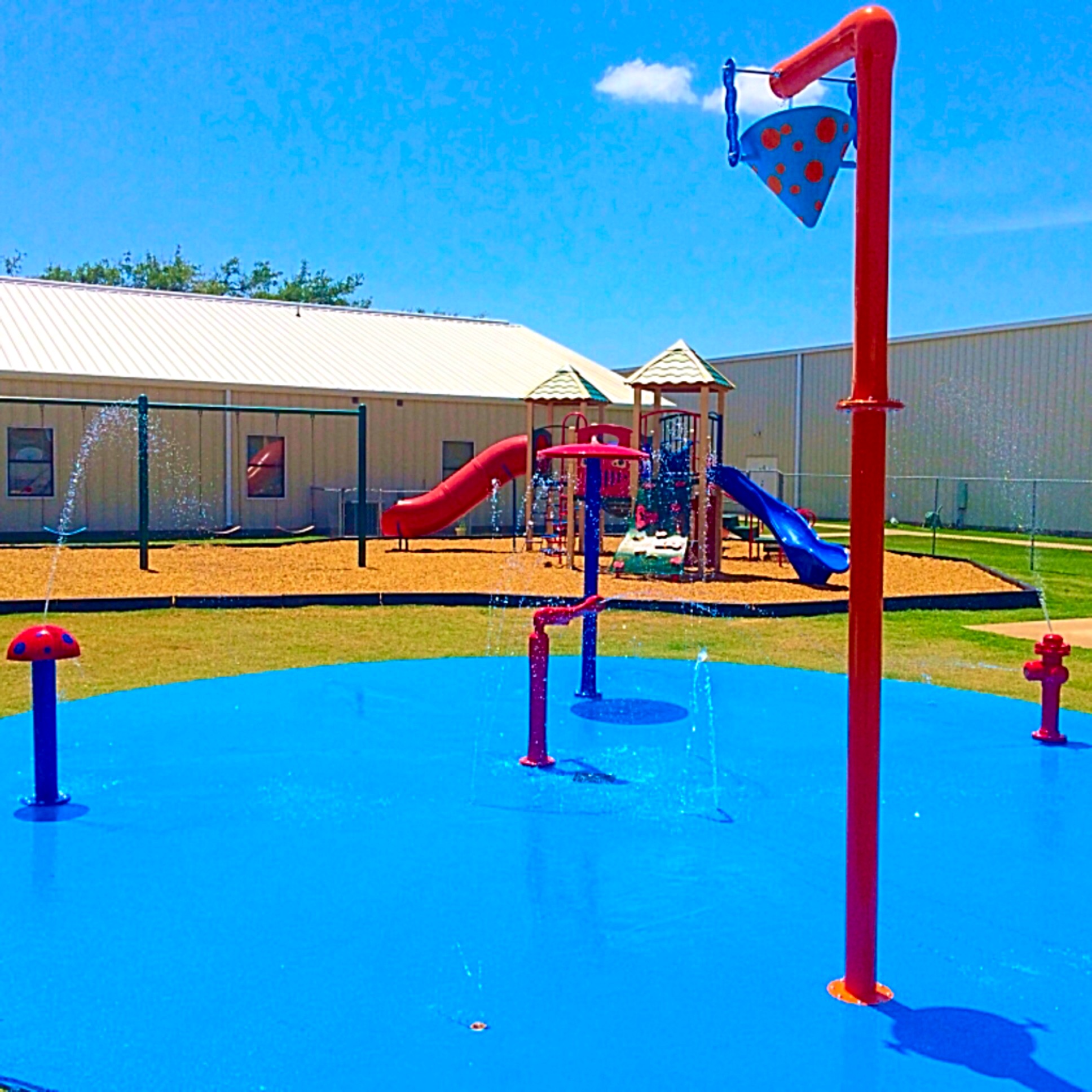 My Splash Pad water play feature fiberglass spray park playground