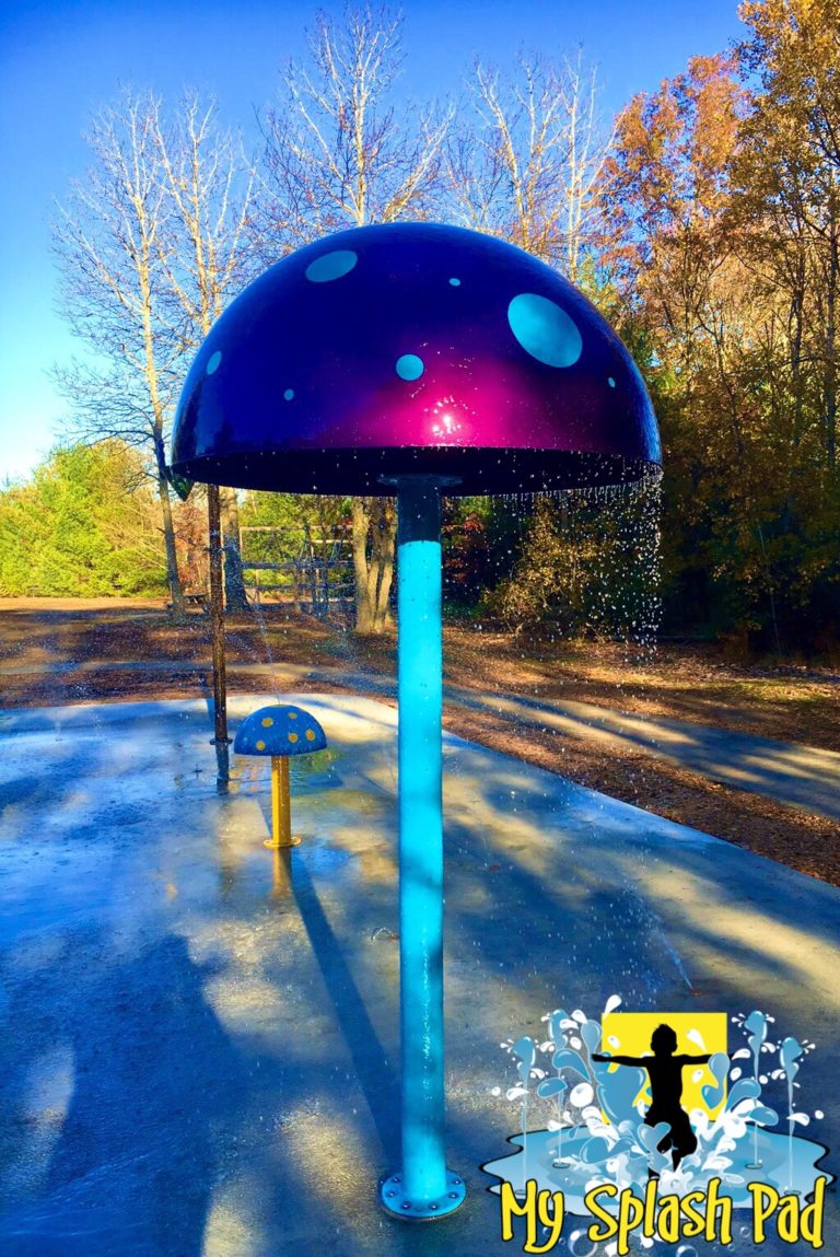 My Splash Pad Large Mushroom Water Play Features