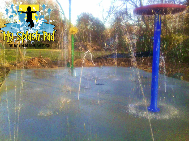 My Splash Pad Arkansas  AR water park spray fountain aquatic play area installer