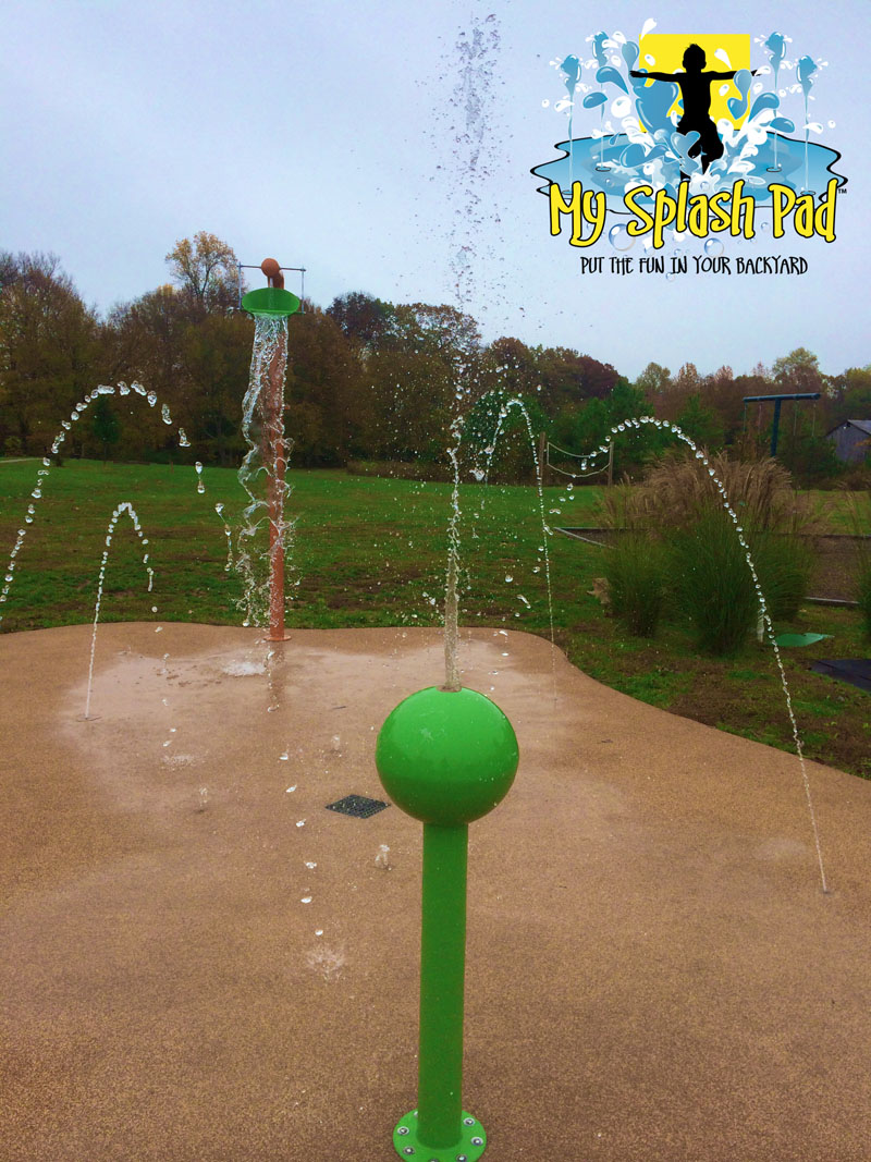 My Splash Pad Barren Heights Resort Scottsville KY Kentucky water park spray playground fountain play area aquatic installer