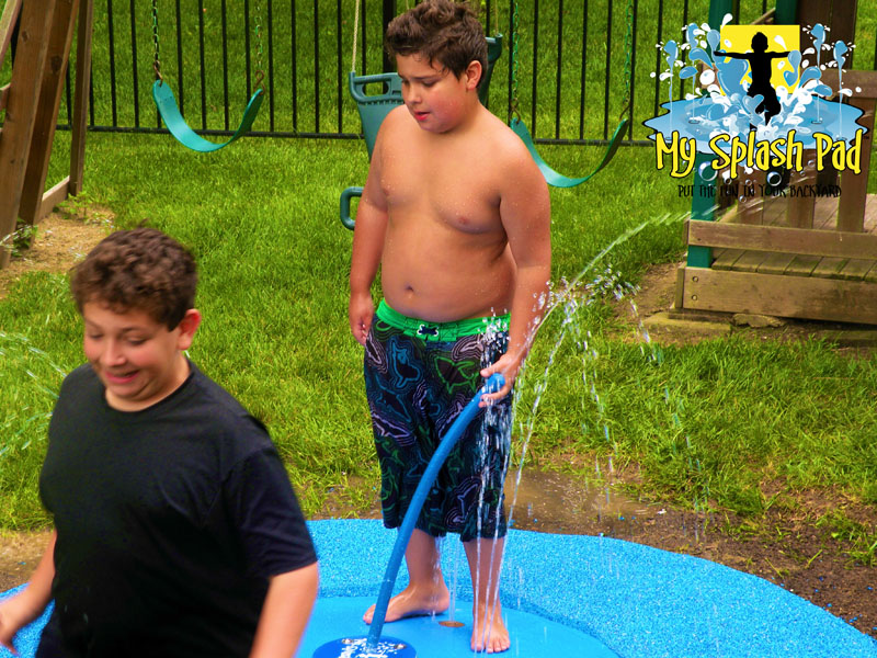 My Splash Pad Cincinnati, OH Ohio Autism Speacks backyard splashpad water park