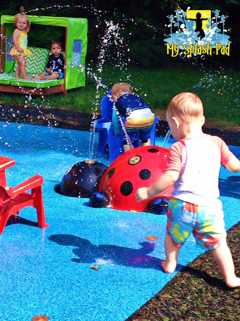 My Splash Pad Columbus Ohio OH daycare preschool splashpad water park spray ground playground installer equipment
