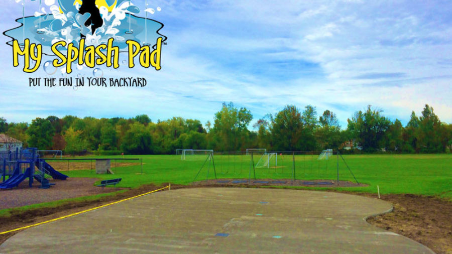 My Splash Pad Cortland Ohio OH water park splashpad spray ground aquatic play area installer