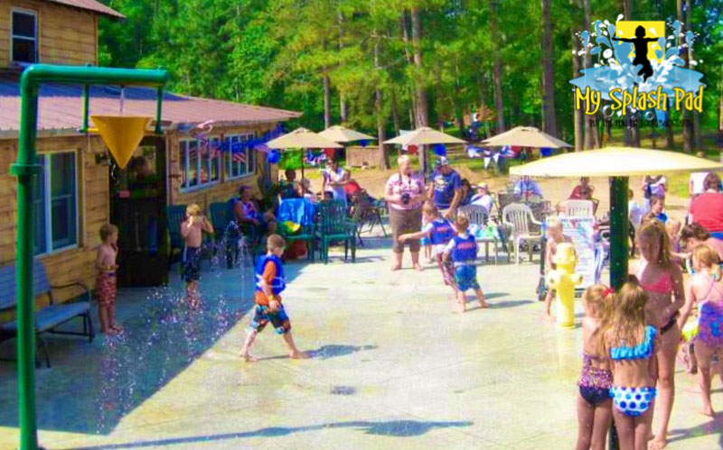 My Splash Pad Deer River MN Minnesota campground water park spray playground splashpad installer