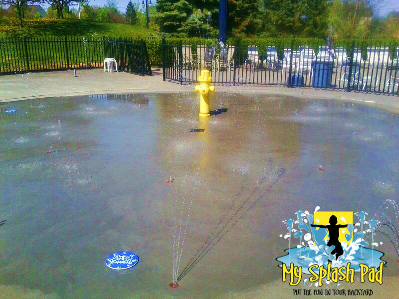 My Splash Pad Detroit MI Michigan country club splashpad pads water park installer equipment