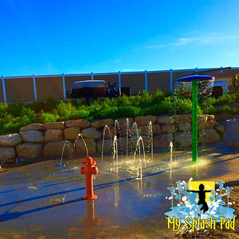 My Splash Pad Eagle Mountain Utah UT splashpad installer splashpads pads water park spray parks fountains