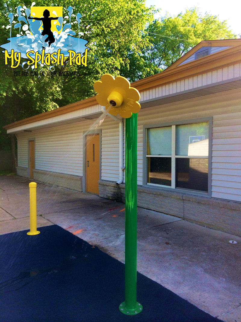 My Splash Pad Flower Shower playground equipment water play spray fountain