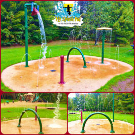 My Splash Pad Gaylord MI community water park Michigan Ohio installer manufacturer equipment spray toys