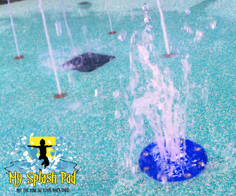 Residential Splash Pad in Houston, Texas by My Splash Pad
