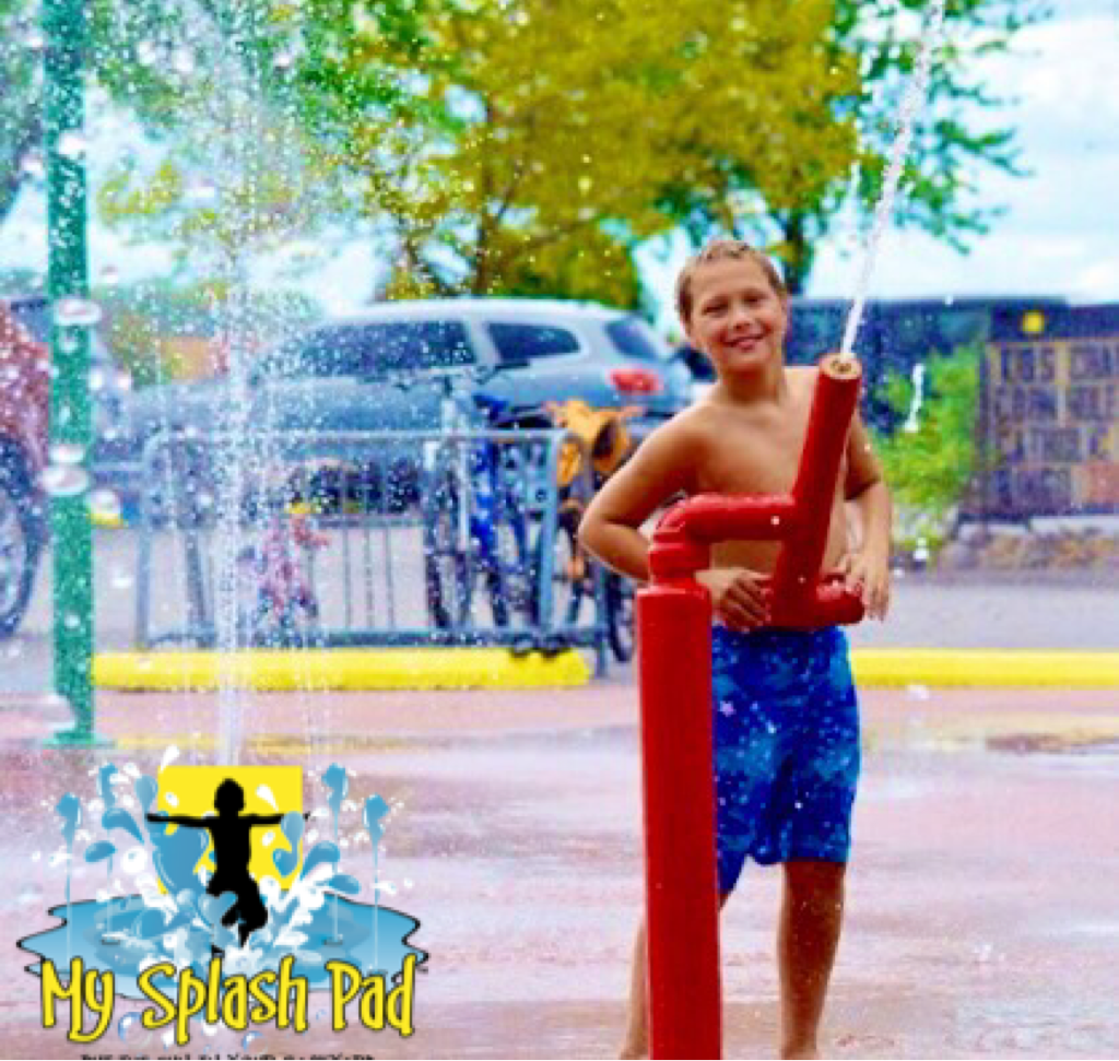 My Splash Pad Huggy Bear Campground Middlepoint Ohio OH water park installer