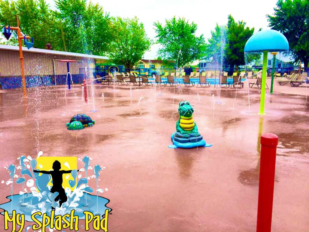 Huggy Bear Campground Splashpark in Middle Point, Ohio by My Splash Pad