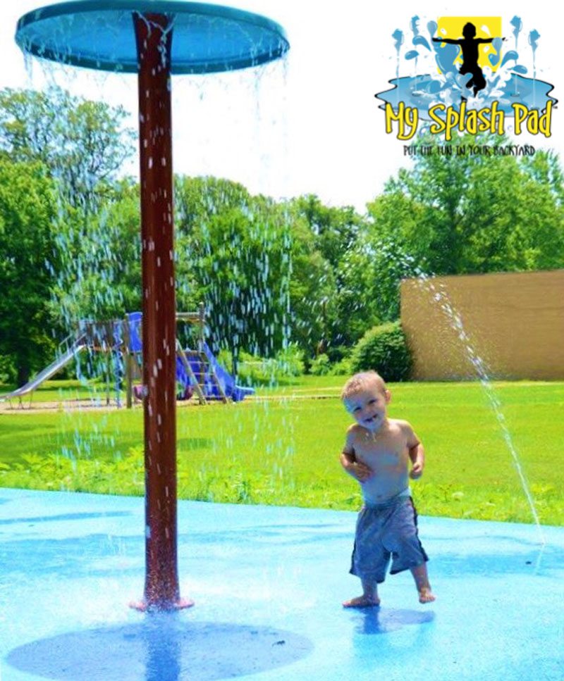 My Splash Pad Indiana IN OH MI IL KY TN water park installer equipment manufacturer spray playground aquatic play area