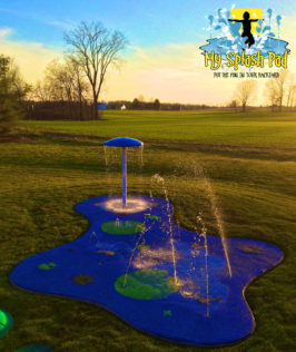 My Splash Pad Louisville Ohio OH splashpad installer water park residential home spray fountain ground