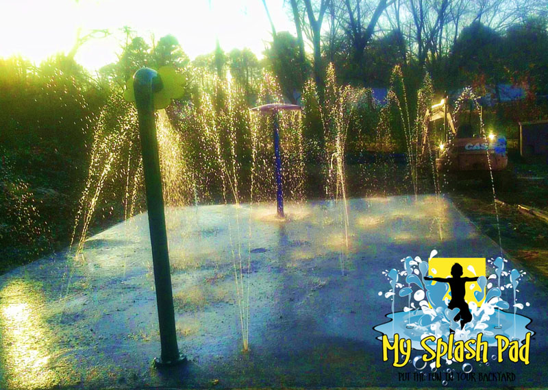 My Splash Pad McGehee Arkansas AR housing development water park spray fountain installer manufacturer