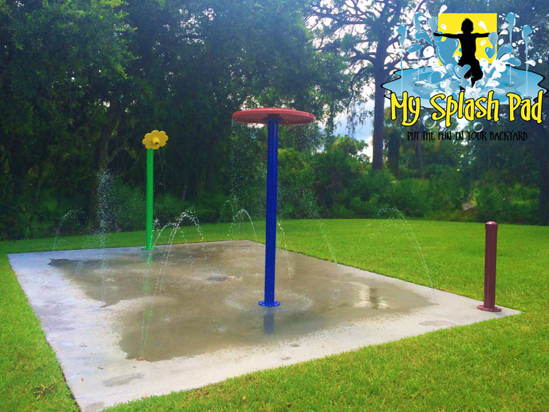 My Splash Pad Melbourne Florida FL splashpad installer aquatic water park playground spray ground fountain