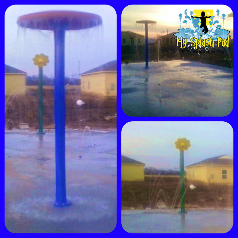 My Splash Pad Memphis Tennessee TN housing development water park splashpad spray aquatic play area installer