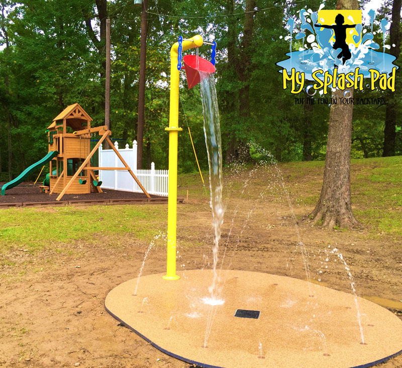 My Splash Pad Mississippi MS water park spray fountain aquatic play area splashpad pads installer manufacturer