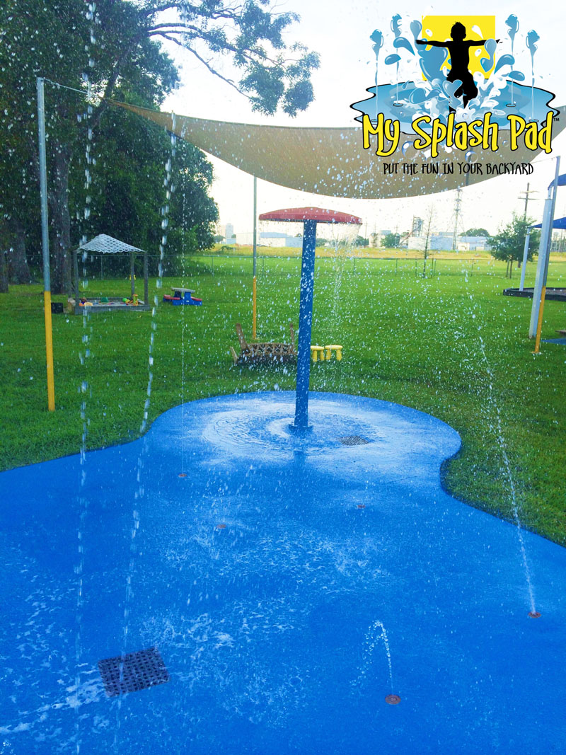 My Splash Pad NASA Space daycare splashpad installer water park aquatic play area pads parks