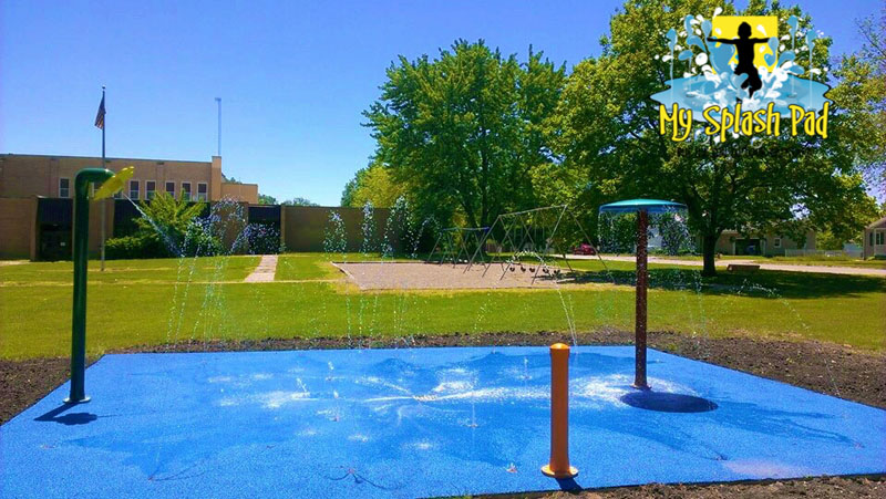 My Splash Pad Oxford Indiana IN community commercial splashpad water park spray ground fountain aquatic play area equipment  installer manufacturer