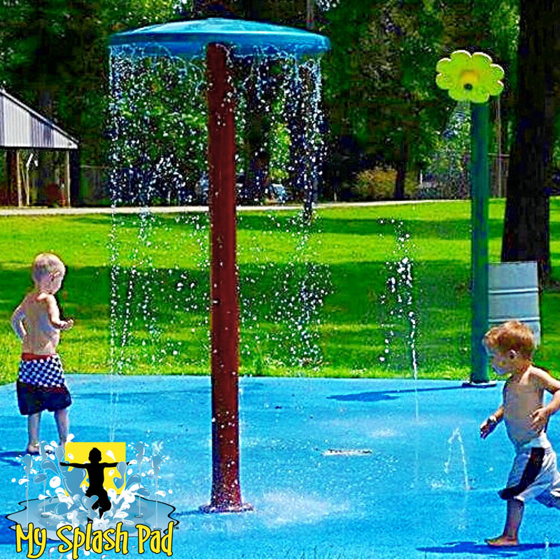 My Splash Pad Oxford Indiana water park installer splashpad pads parks IN commercial setting