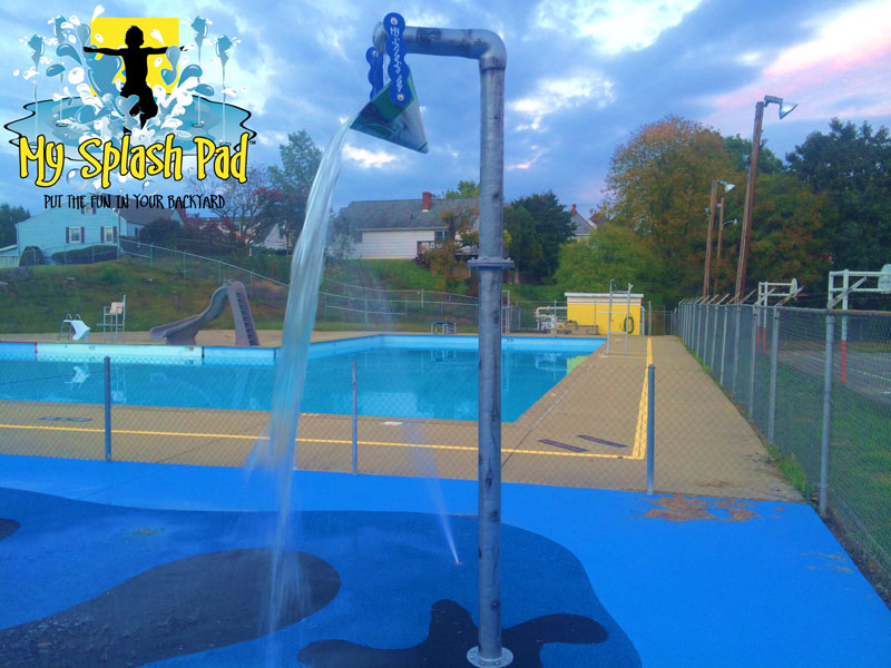 My Splash Pad Sistersville West Virginia WV swimming pool splashpad water park spray playground installer manufacturer