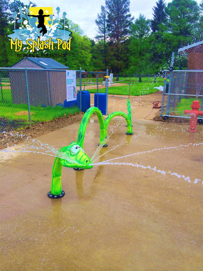 My Splash Pad Snake water park toys features splashpad commercial manufacturer spray