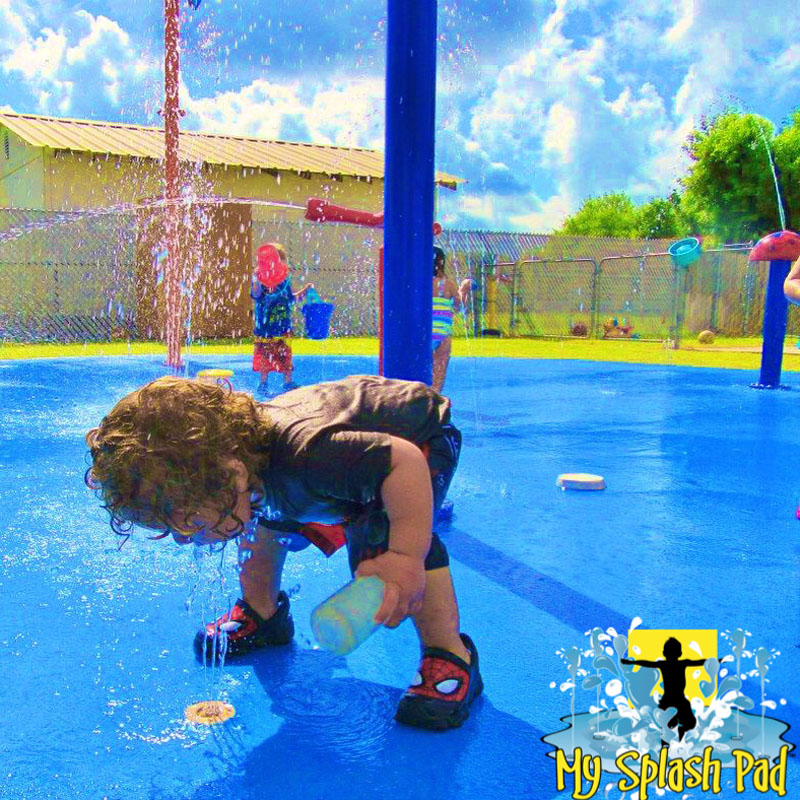My Splash Pad Texas splashpad installer LaGrange Dallas Fort Worth San Antonio water park daycare spray play area