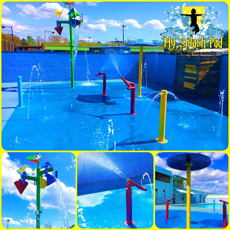 My Splash Pad The Gym at New Iberia splashpad water park spray playground installer
