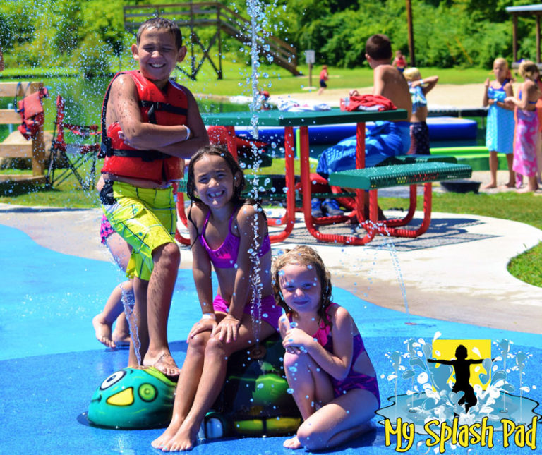 Commercial Splash Pad at Van Wert YMCA Water Park in Van Wert, OH