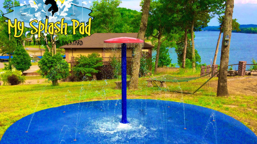 My Splash Pad Umbrella water park commercial residential splashpad installer manufacturer Tennessee TN Bath Springs