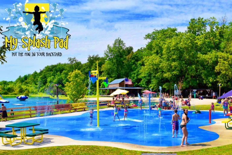 Commercial Splash Pad at Van Wert YMCA Water Park in Van Wert, OH