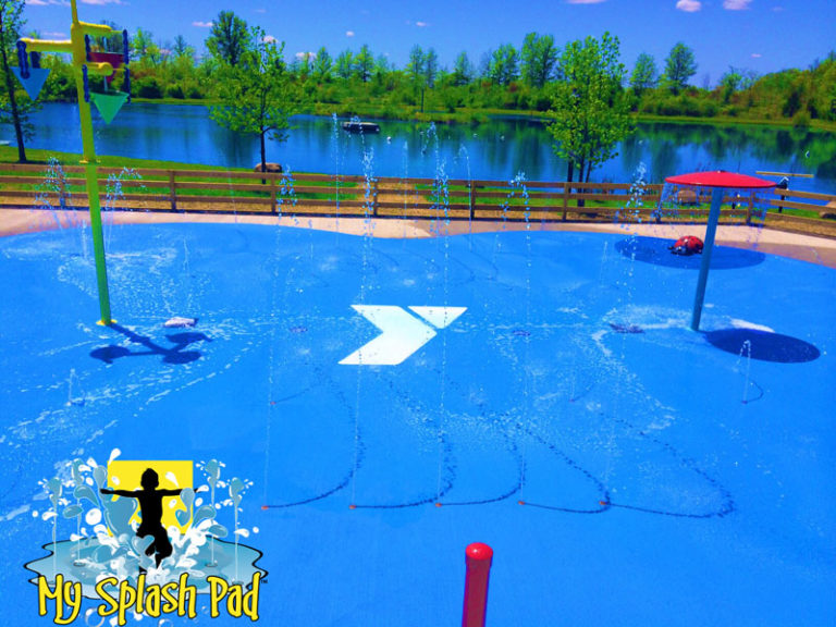 Commercial Splash Pad at Van Wert YMCA Water Park in Van Wert, OH