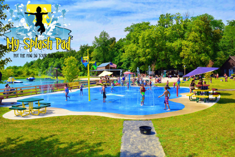 Commercial Splash Pad at Van Wert YMCA Water Park in Van Wert, OH