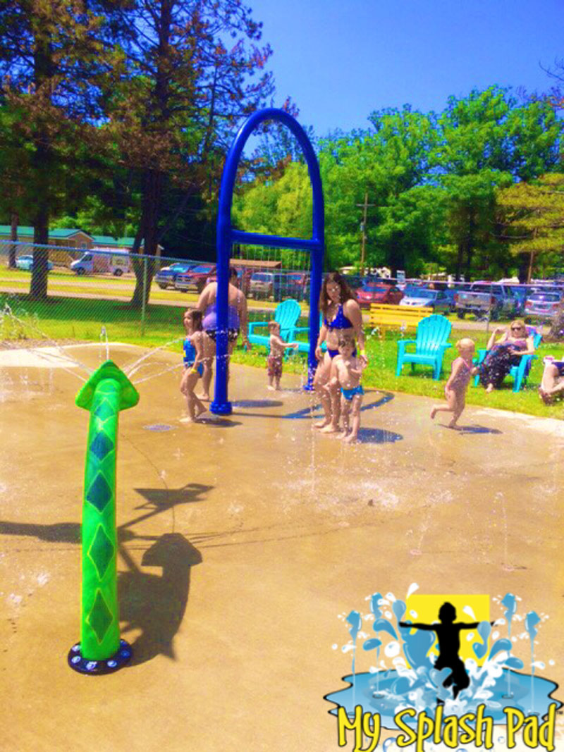 My Splash Pad YMCA water park spray fountain installer manufacturer