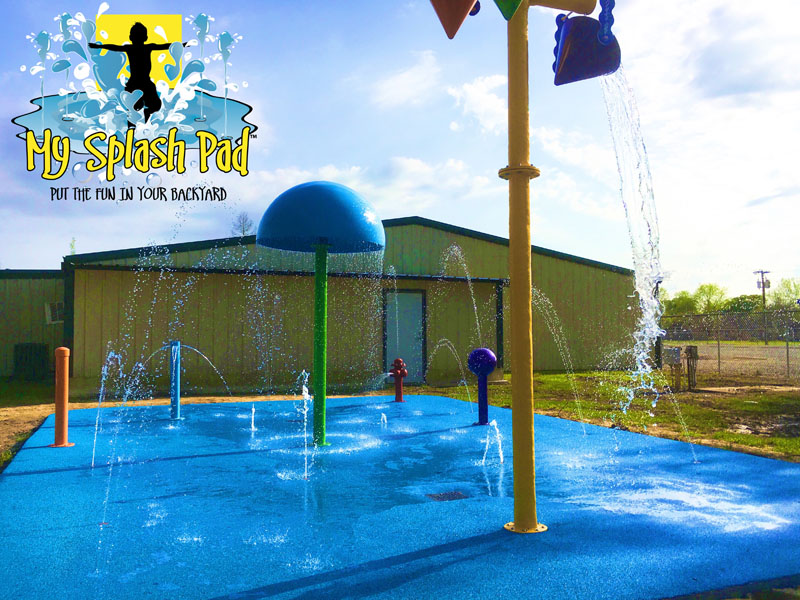 My Splash Pad aquatic playground spray play area water park splashpad pads splashpads installer