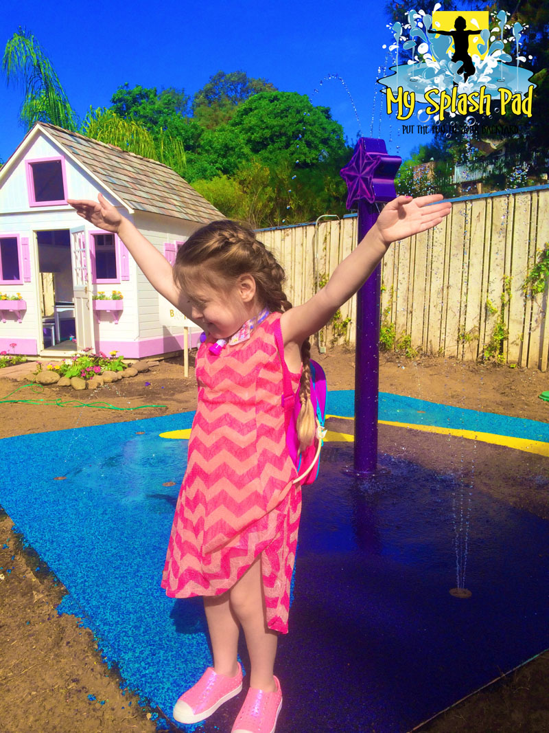 My Splash Pad backyard splashpad installer Make A Wish California water park spray fountain playground manufacturer