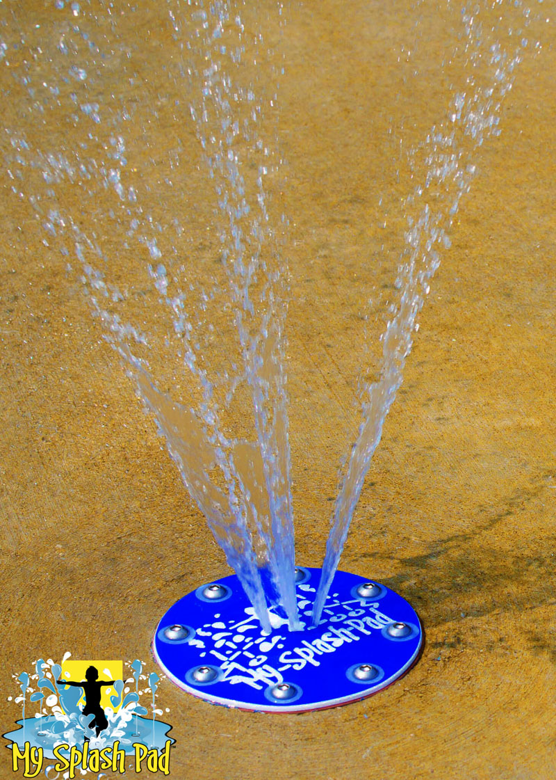 My Splash Pad feature base with spray cap splashpad equipment water park manufacturer