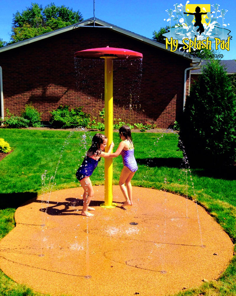 My Splash Pad home splash pad aquatic play area water park playground splashpad pads installer Ohio OH