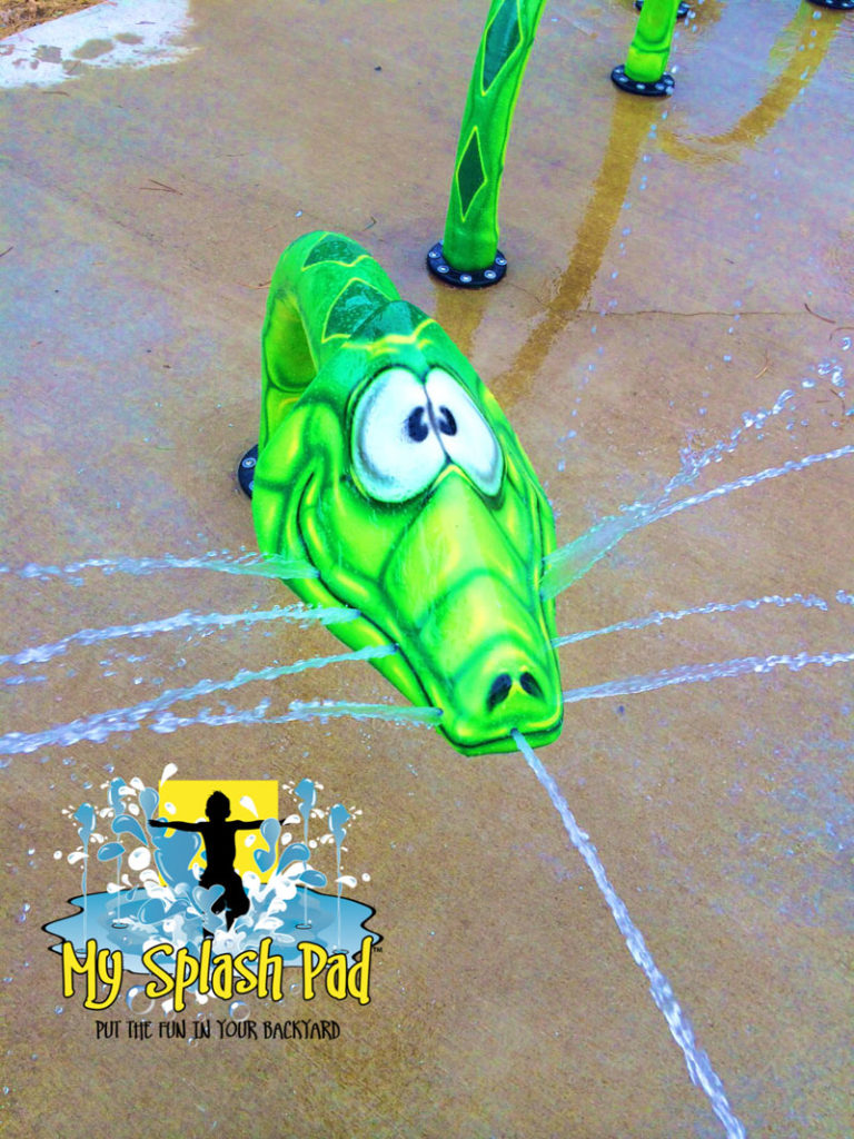 My Splash Pad snake water play toy commercial splashpad equipment manufacturer installer