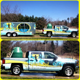 My Splash Pad truck trailer logo