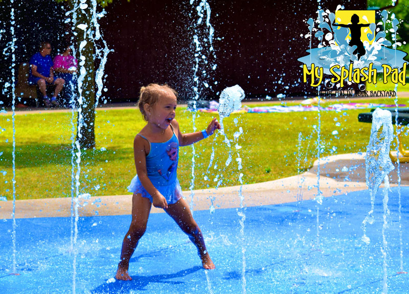 My Splash Pad water fun playground Van Wert Ohio OH YMCA park playground splashpad installer equipment manufacturer